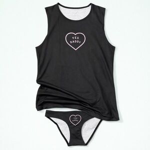 Living Dead Clothing Unreleased Rare Sample Muscle Tank & Bummers Loungewear S